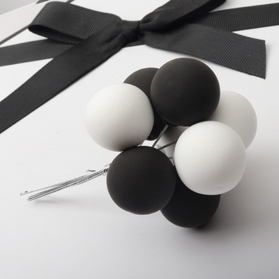 8 bucăți/set bile de argilă cake topper macaron roz albastru bile pentru decorarea torturilor pentru nuntă, petrecere de aniversare, decorare tort