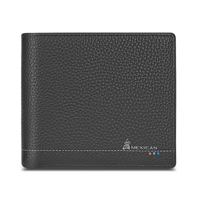 Portofel barbatesc din piele ecologica - cu inscriptie