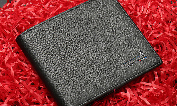 Portofel barbatesc din piele ecologica - cu inscriptie