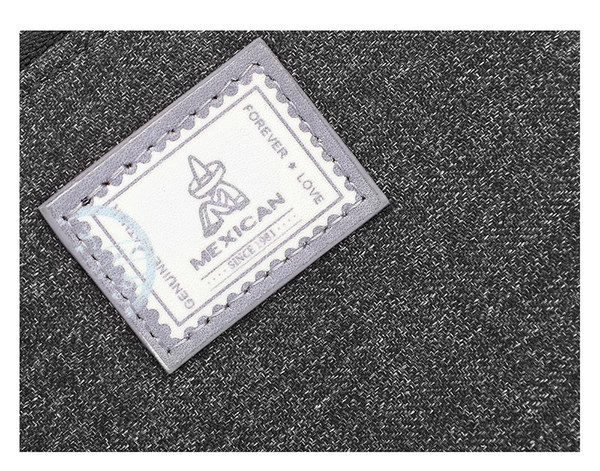 Portofel barbatesc cu logo in culoarea gri