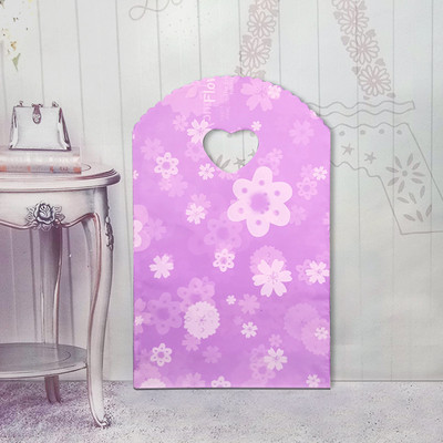 50 τμχ/παρτίδα Διάφορα μοτίβα κοσμήματα Πλαστική τσάντα σε σχήμα καρδιάς Οβάλ λαβές Μίνι τσάντα συσκευασίας δώρου Κατάστημα μικρές τσάντες αγορών