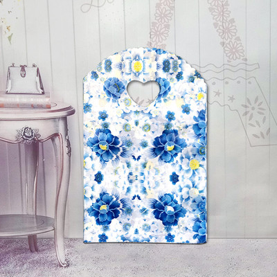 50 τμχ/παρτίδα Διάφορα μοτίβα κοσμήματα Πλαστική τσάντα σε σχήμα καρδιάς Οβάλ λαβές Μίνι τσάντα συσκευασίας δώρου Κατάστημα μικρές τσάντες αγορών