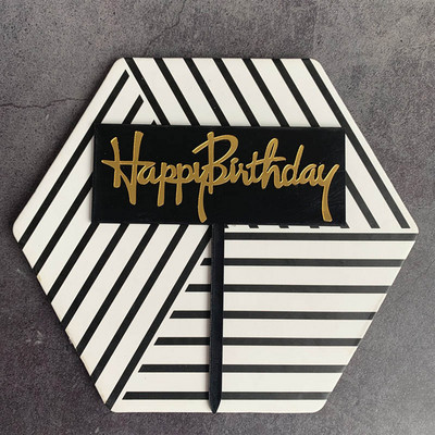 INS palju õnne sünnipäevaks akrüülist koogipealne roosa ringikujuline kahekihiline tassikoogipealne sünnipäevapeokoogikaunistusteks Baby Shower