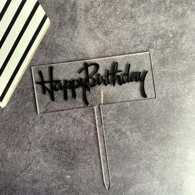 INS palju õnne sünnipäevaks akrüülist koogipealne roosa ringikujuline kahekihiline tassikoogipealne sünnipäevapeokoogikaunistusteks Baby Shower