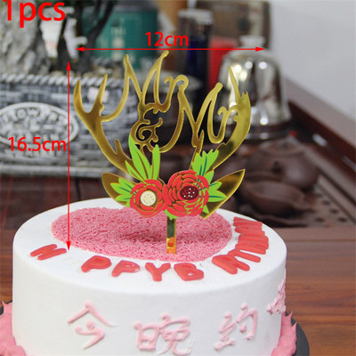 1 ΤΕΜ. Ακρυλικό Unicorn Topper Cute Flamingo Happy Birthday Cake Topper For Kids Birthday Unicorn Cake Topper