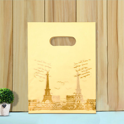 100 tk paks kilekott Ostlemisettevõtete pakendikott Polükandikott Kingituste kott riidepoe käekott Tasuta kohaletoimetamine