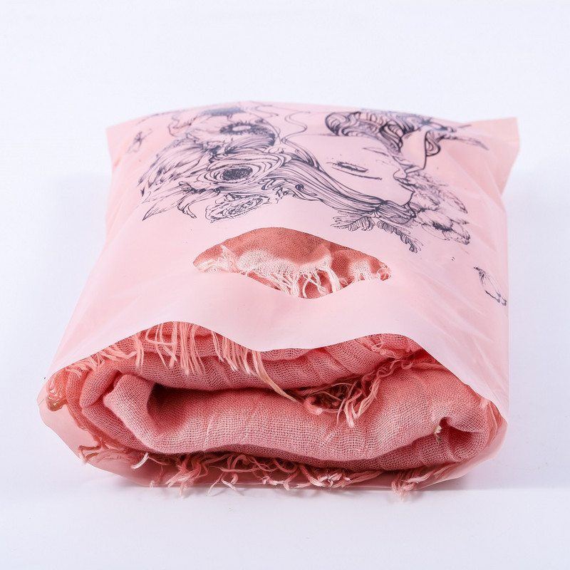 100 tk paks kilekott Ostlemisettevõtete pakendikott Polükandikott Kingituste kott riidepoe käekott Tasuta kohaletoimetamine