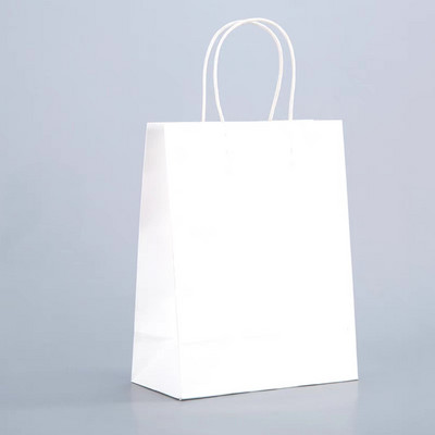 10 bucăți pungi de ambalare din hârtie kraft pentru nuntă, ziua de naștere, crăciun, botez, petrecere, cadou, pachet pentru produse, geantă pentru cumpărături