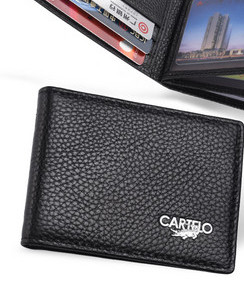 Öko-nahast rahakott - lahtritega dokumentide jaoks