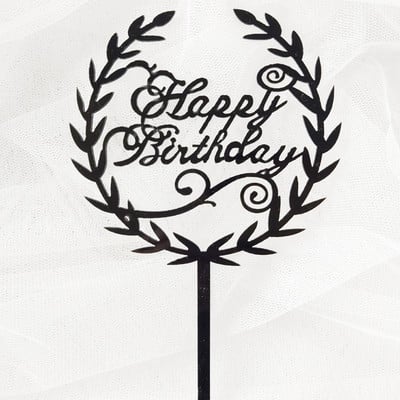 Νέο πολύχρωμο κάλυμμα για τούρτα γενεθλίων με πεταλούδα Χρυσό ακρυλικό Παιδικό κάλυμμα χριστουγεννιάτικων τούρτων για Δώρο Διακόσμηση για Baby Shower Party