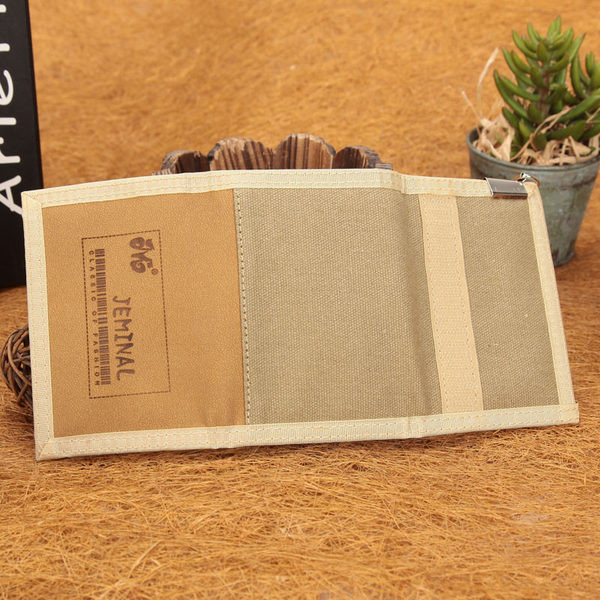 Portofel bărbătesc textil cu inscripție