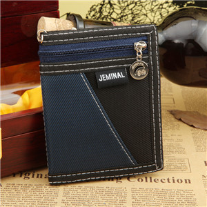 Portofel bărbătesc din material textil cu închidere cu velcro