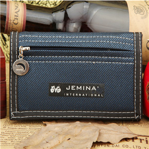 Portofel bărbătesc din material textil cu închidere cu velcro