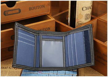Мъжки текстилен портфейл с велкро закопчаване 