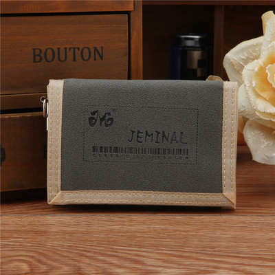 Portofel bărbătesc din material textil cu închidere cu velcro