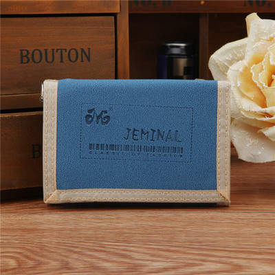 Portofel bărbătesc din material textil cu închidere cu velcro