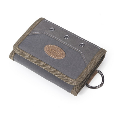 Portofel textil cu fermoar