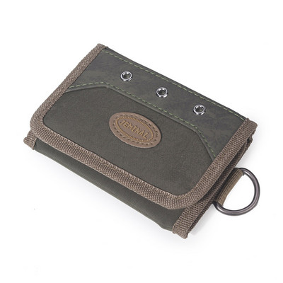 Portofel textil cu fermoar