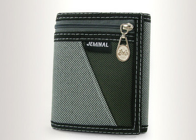 Muški platneni novčanik s patentnim zatvaračem