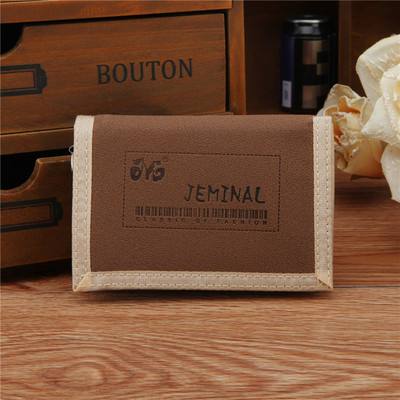 Muški platneni novčanik s patentnim zatvaračem