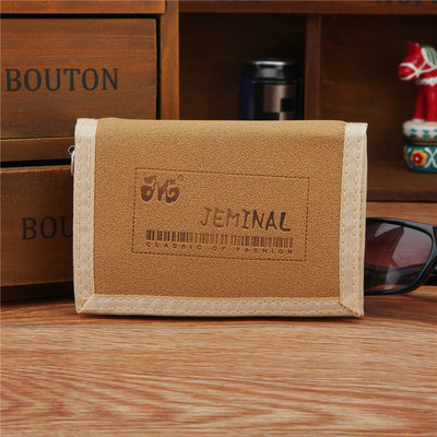 Muški platneni novčanik s patentnim zatvaračem