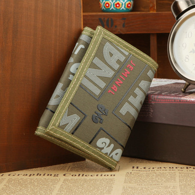 Muški platneni novčanik s patentnim zatvaračem