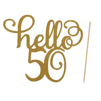 1PC Topper pentru tort de aniversare cu sclipici auriu Toppers pentru cupcake Articole pentru decorare tort pentru petrecere de nuntă Bună ziua 30 21 40 50 60 Cadou de ziua de naștere