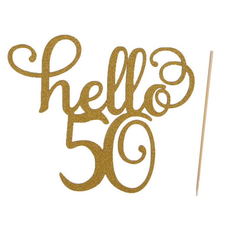 1PC Topper pentru tort de aniversare cu sclipici auriu Toppers pentru cupcake Articole pentru decorare tort pentru petrecere de nuntă Bună ziua 30 21 40 50 60 Cadou de ziua de naștere