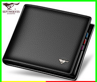 Portofel barbatesc din piele model nou cu compartiment pentru carduri