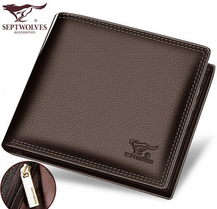 Portofel barbatesc din piele model nou cu compartiment pentru carduri