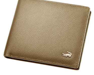 Portofel din piele cu inscriptie