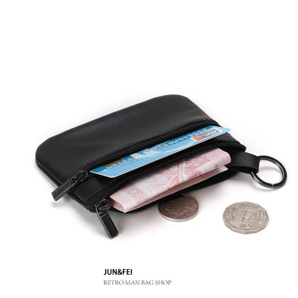 Portofel barbatesc pentru monede - piele ecologica