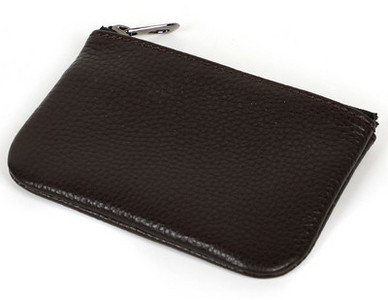 Portofel barbatesc din piele cu fermoar, potrivit si pentru chei