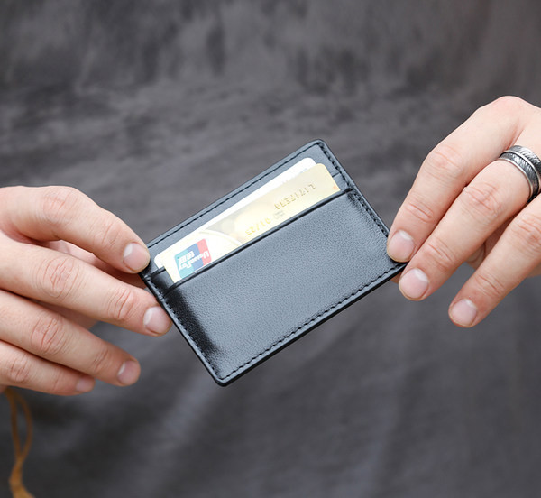 Ανδρικό πορτοφόλι σε δύο χρώματα