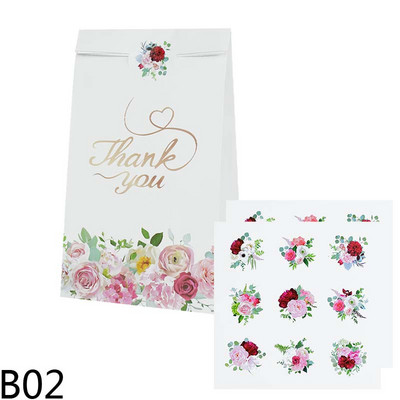 12 tk/partii peenest paberist kommide kinkepakkekott Tasuta 18 tk sobivad kleebised sünnipäeva pulmapeo kinkekarp külalistele