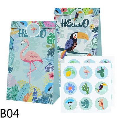 12 tk/partii peenest paberist kommide kinkepakkekott Tasuta 18 tk sobivad kleebised sünnipäeva pulmapeo kinkekarp külalistele