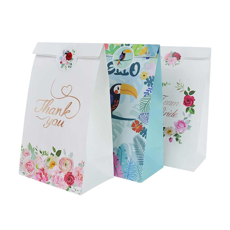 12 tk/partii peenest paberist kommide kinkepakkekott Tasuta 18 tk sobivad kleebised sünnipäeva pulmapeo kinkekarp külalistele