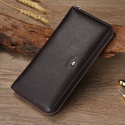 Moodne ökonahast lukuga ja pealdisega meeste rahakott