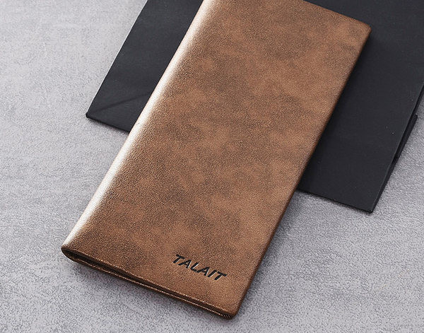 Portofel din piele ecologica - cu inscriptie