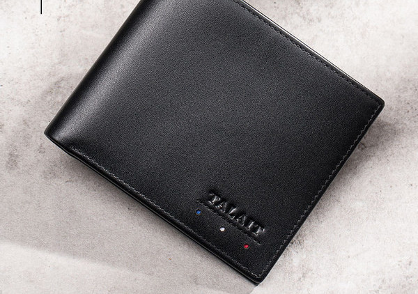 Portofel barbatesc casual din piele ecologica cu compartimente pentru bancnote si carduri