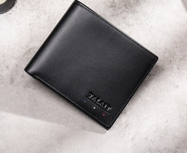 Portofel barbatesc casual din piele ecologica cu compartimente pentru bancnote si carduri