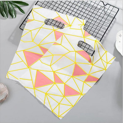 50 τεμ. Χαριτωμένη μικρή τσάντα δώρου Πλαστική τσάντα για πάρτι με λαβή Μπομπονιέρα καραμέλα Βιβλίο κοσμημάτων Τσάντες συσκευασίας παιχνιδιών για πάρτι γενεθλίων γάμου