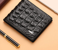 Portofel barbatesc din piele ecologica cu element metalic