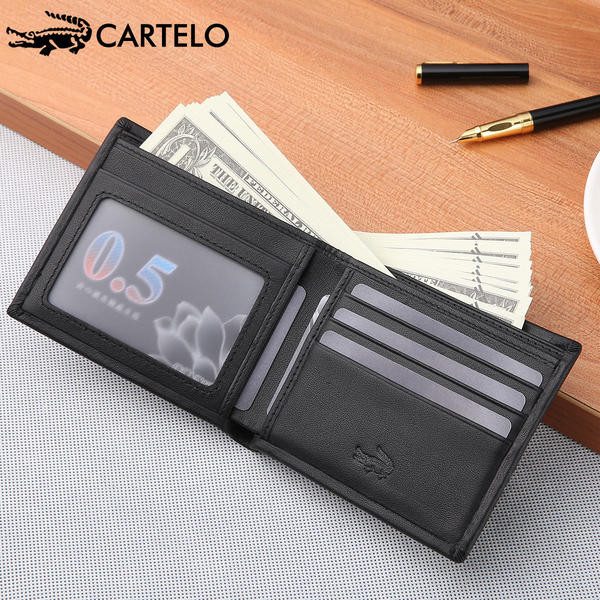 Must nahast rahakott meestele