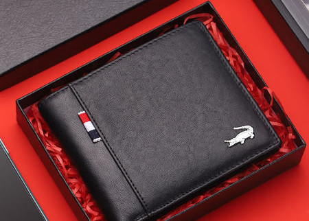 Ανδρικό πορτοφόλι από οικολογικό δέρμα, πολλά μοντέλα με επιγραφή και μεταλλικό στοιχείο