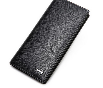 Έκο Δερμάτινο πορτοφόλι - με μεταλλικό στοιχείο