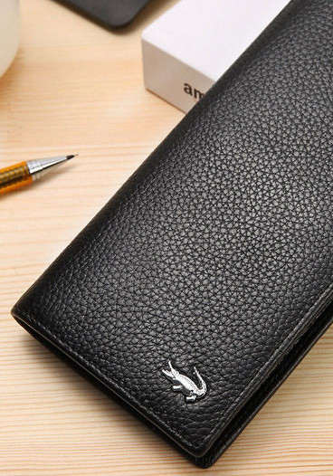 Έκο Δερμάτινο πορτοφόλι - με μεταλλικό στοιχείο