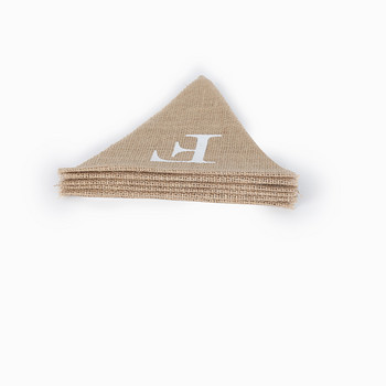 Personalize Party Flag Letter AZ No.0-9 Diy Jute Linlap Bunting Banner Flags Candy Bar Διακόσμηση γάμου Μπομπονιέρα ντους μωρού