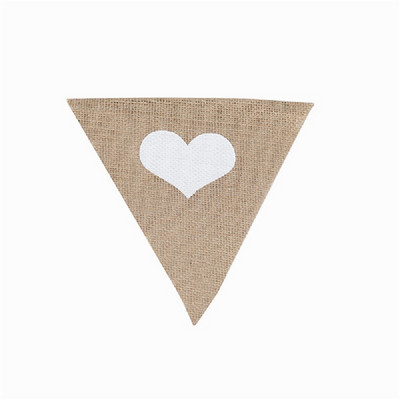 Персонализирайте парти флаг Писмо AZ No.0-9 Направи си сам юта чул овесарка банери знамена бонбони бар сватбена украса Baby Shower услуга