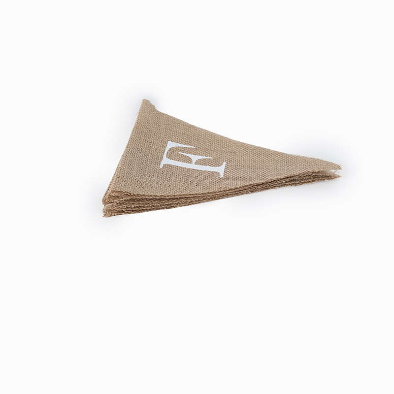 Персонализирайте парти флаг Писмо AZ No.0-9 Направи си сам юта чул овесарка банери знамена бонбони бар сватбена украса Baby Shower услуга